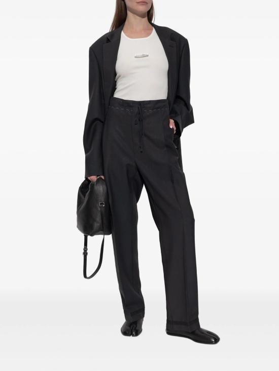 26SS MM6 메종마르지엘라 리브드 저지 탱크 탑 S52NL0075M20054 AB024796 XS - MM6 MAISON MARGIELA