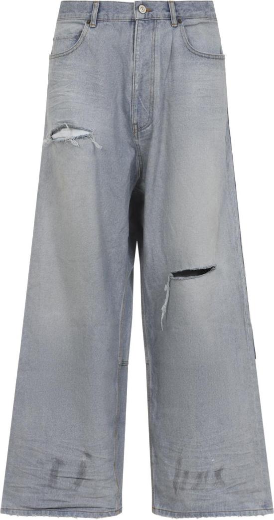 26SS 발렌시아가 미니멀 배기 팬츠 857216TTWB14009DIRTYLIGHTBLUE DIVERS - BALENCIAGA
