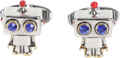  폴 스미스 커프스 링크/타이 홀더 M1ACUFFWROBOT82SILVER DIVERS - PAUL SMITH