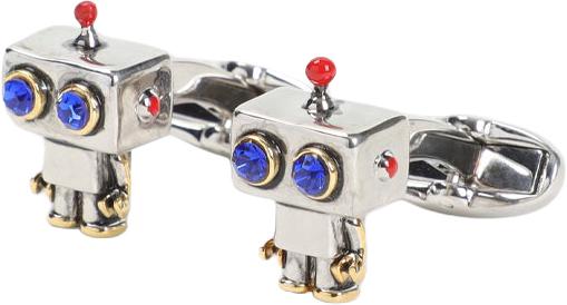  폴 스미스 커프스 링크/타이 홀더 M1ACUFFWROBOT82SILVER DIVERS - PAUL SMITH