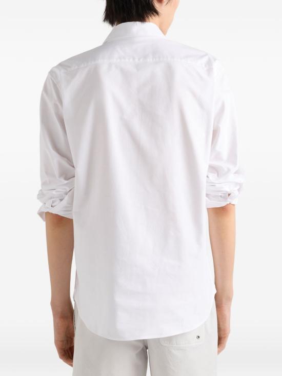 26FW 프라다 긴팔 셔츠 UCN666SWMO1926 F0009 White - PRADA