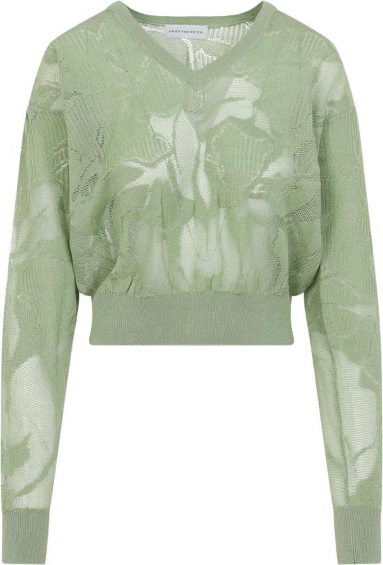 26SS 드리스 반 노튼 스웨터 2610112363733608MINT DIVERS - DRIES VAN NOTEN
