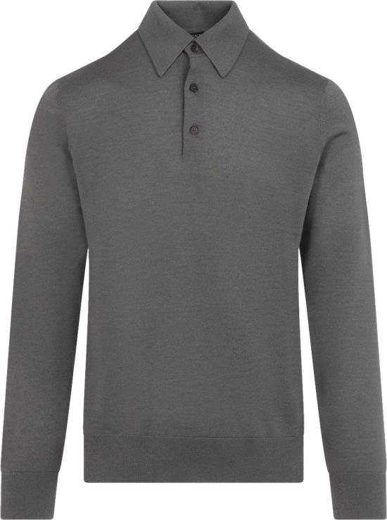 26SS 에르메네질도제냐 폴로 티셔츠 UHJ00A3132N97BEIGESCURO DIVERS - ERMENEGILDO ZEGNA