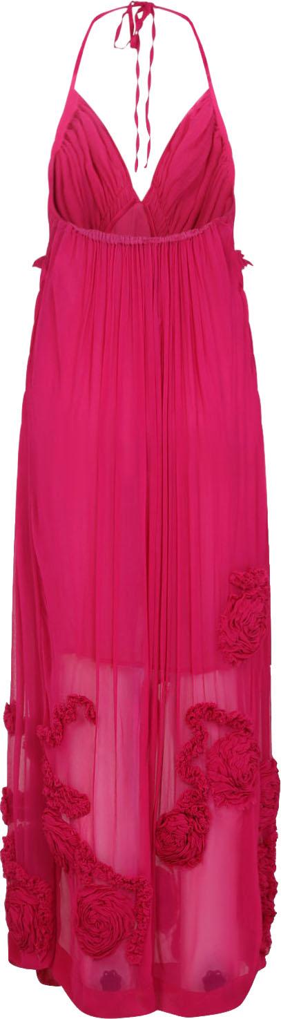26SS 드리스 반 노튼 미디 원피스 2610110323376304FUCHSIA DIVERS - DRIES VAN NOTEN