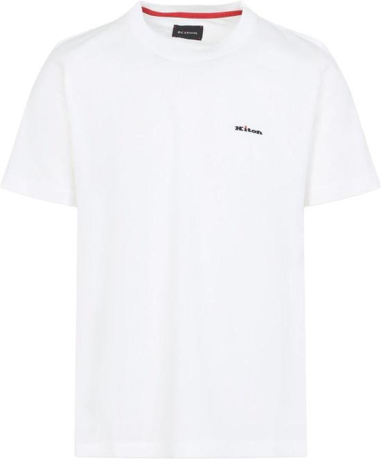 26SS 키톤 반팔 티셔츠 UMK1274A0240006BIANCOLATTE DIVERS - KITON