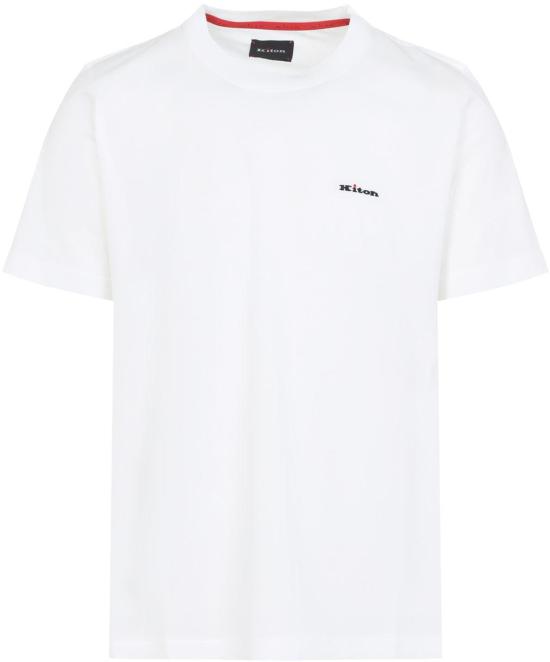 26SS 키톤 반팔 티셔츠 UMK1274A0240006BIANCOLATTE DIVERS