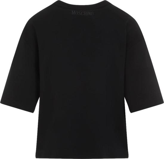  모스키노 반팔 티셔츠 242D070854423555BLACK DIVERS - MOSCHINO