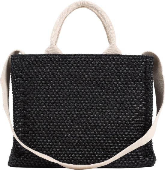 26SS 마르니 토트백 SHMP0077U0P3860Z1Q44BLACKNATURAL DIVERS - MARNI