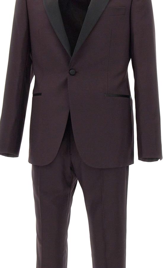 25SS 엠포리오 아르마니 수트 세트 EM002055TE13606U8131 BLACK - EMPORIO ARMANI