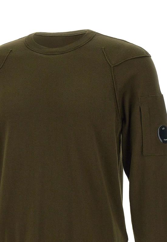 25SS 씨피 컴퍼니 스웨터 18CMKN026A 004037A683 GREEN - C.P. COMPANY