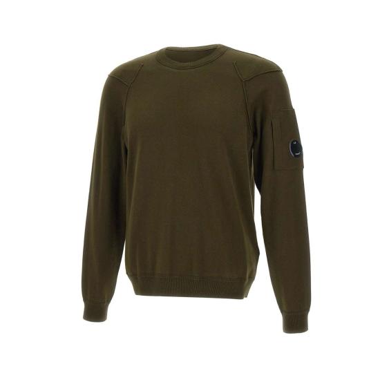 25SS 씨피 컴퍼니 스웨터 18CMKN026A 004037A683 GREEN - C.P. COMPANY