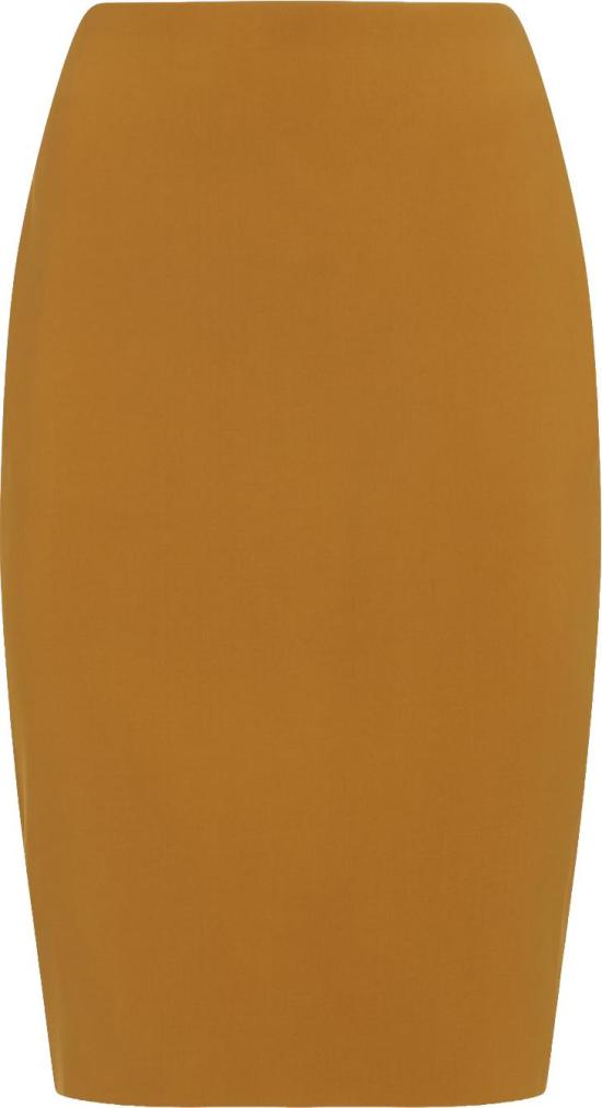 26SS 생로랑 미디 스커트 852654Y5J197746OCRE DIVERS - SAINT LAURENT