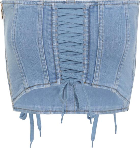 26SS 엘리자베타프랜치 데님 셔츠 JT02D61E2192LIGHTBLUE DIVERS - ELISABETTA FRANCHI
