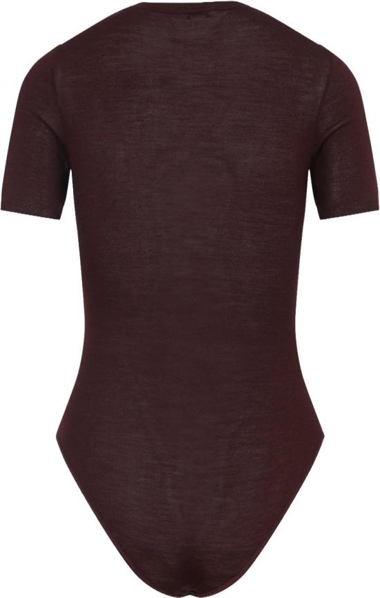 25FW 알라이아 바디수트 티셔츠 AA9B0403K097B413AUBERGINE DIVERS - ALAIA