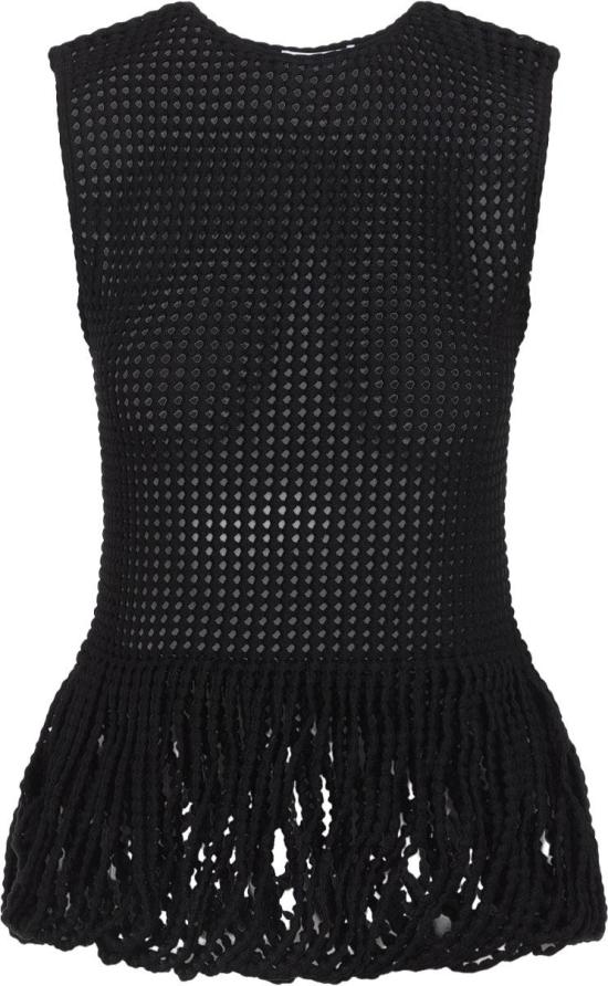 26SS 알라이아 민소매 티셔츠 AA9H1454K181C995NOIRALAIA DIVERS - ALAIA