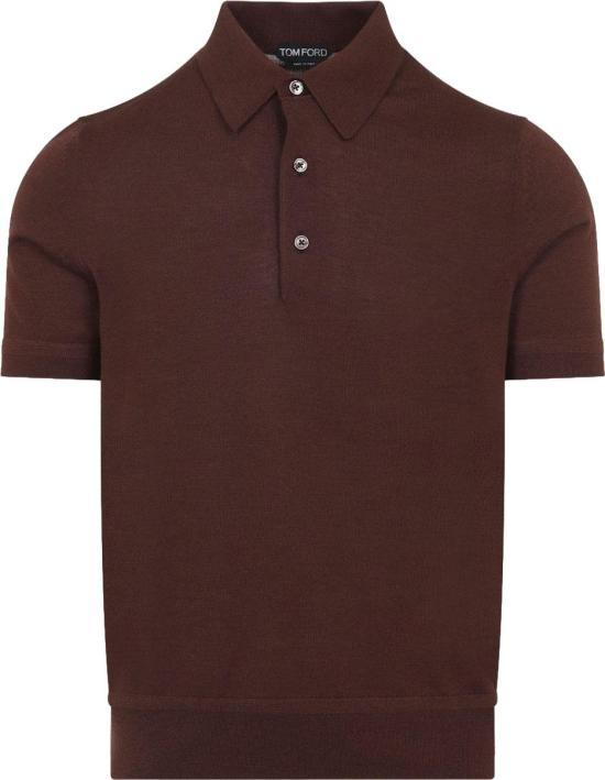 26SS 톰포드 폴로 티셔츠 KPS039YMK073ECNCOCOABROWN DIVERS - TOMFORD