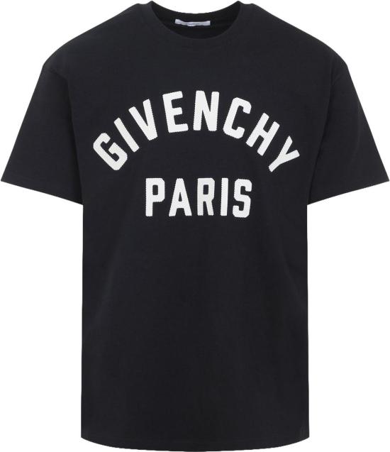 26SS 지방시 맥시 로고 코튼 티셔츠 BM71NK3YRS004BLACKWHITE DIVERS - GIVENCHY