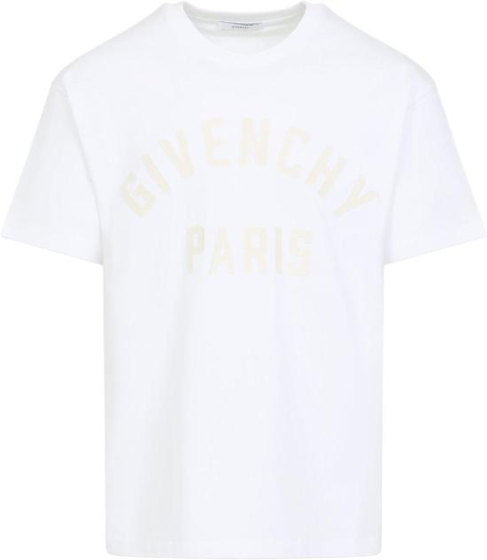 26SS 지방시 맥시 로고 코튼 티셔츠 BM71NK3YRS100WHITE DIVERS - GIVENCHY