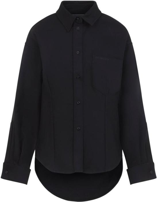 26SS 발렌시아가 셔츠 872318TUP181000BLACK DIVERS
