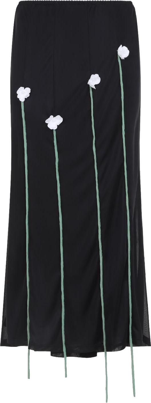 26SS 모스키노 롱 스커트 261DA012004461555NERO DIVERS - MOSCHINO