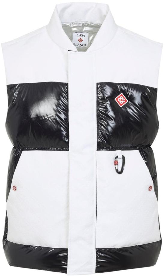25FW 카사블랑카 패딩 조끼 MAW25OT19101BLACK DIVERS
