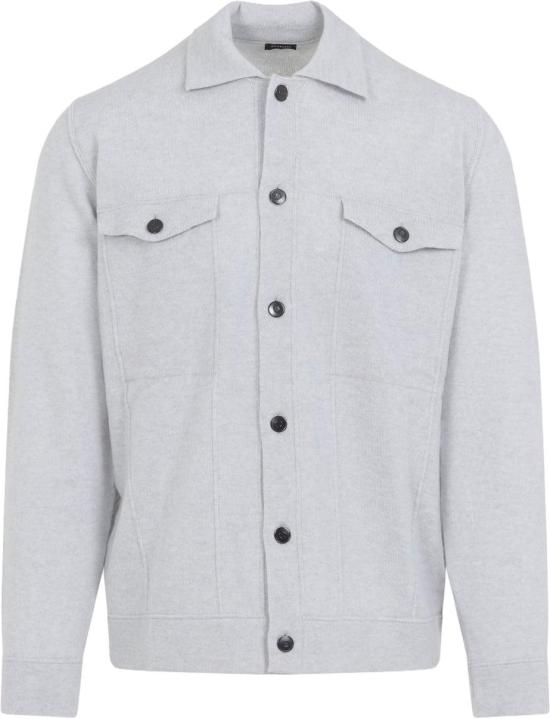 25FW 키톤 가디건 UMK077903000GREY DIVERS - KITON