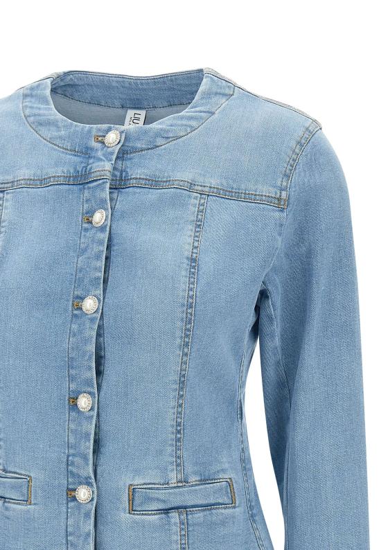 25SS 리우조 데님 자켓 UA5135D4448 78861 Blue - LIU JO