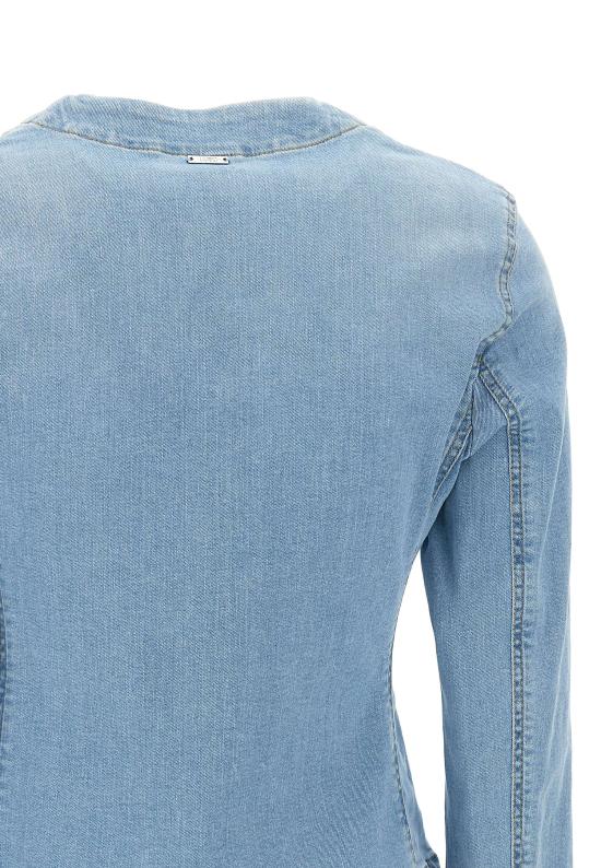 25SS 리우조 데님 자켓 UA5135D4448 78861 Blue - LIU JO