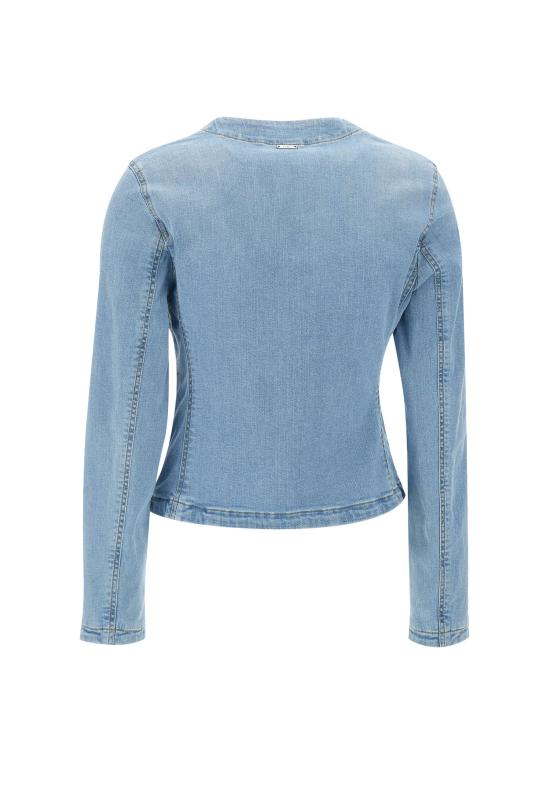25SS 리우조 데님 자켓 UA5135D4448 78861 Blue - LIU JO
