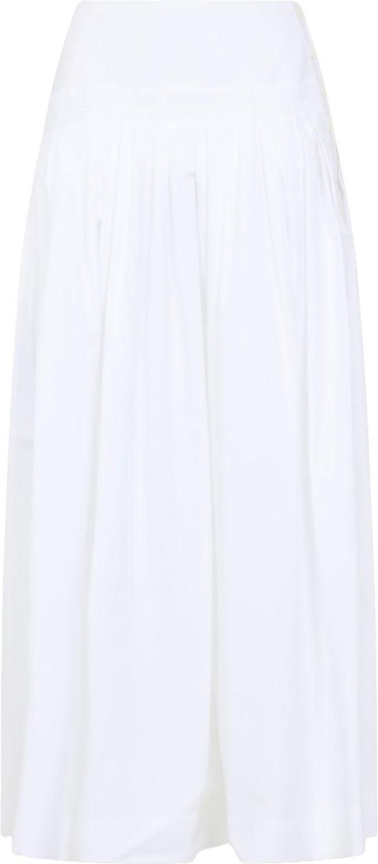 26SS 랑방 롱 스커트 RWST01026166P2600WHITE DIVERS - LANVIN