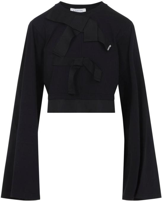26SS 랑방 긴팔 티셔츠 RWTS0029J055P210BLACK DIVERS