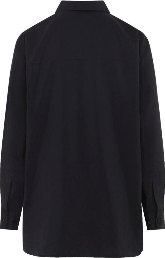 26SS 르메르 롱 셔츠 타이 드라이 실크 SH1282LF1308BK999BLACK DIVERS - LEMAIRE