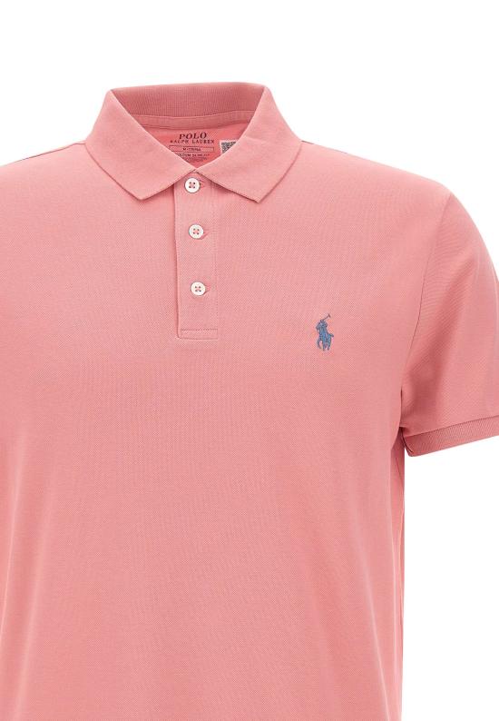 25SS 폴로 랄프로렌 커스텀 슬림핏 폴로셔츠 710941439 027 PINK - POLO RALPH LAUREN
