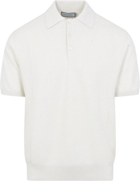 26SS 카날리 폴로 티셔츠 C0127MK024662WHITE DIVERS - CANALI