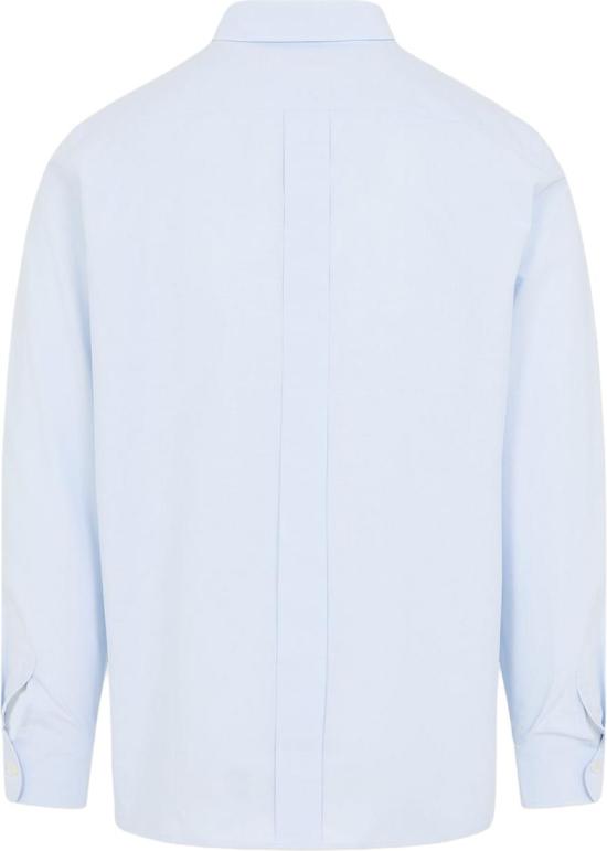 26SS 생로랑 긴팔 셔츠 848033Y1L254486BLEUBLACN DIVERS - SAINT LAURENT