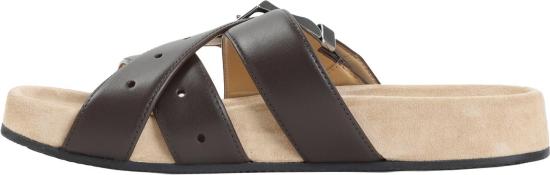 26SS 발렌시아가 벨트 뮬 866354WCDT12328MOKABEIGE DIVERS - BALENCIAGA