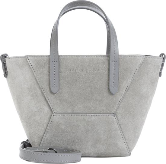 26SS 브루넬로 쿠치넬리 스웨이드 BC Duo 미니 백 MBDLD2675C8850SAFARI DIVERS - BRUNELLO CUCINELLI