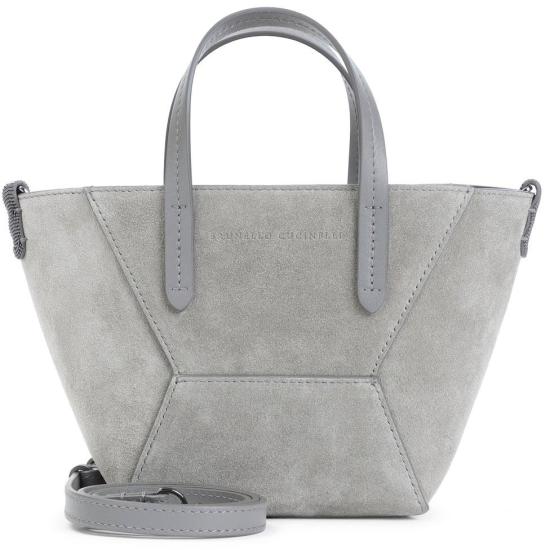 26SS 브루넬로 쿠치넬리 스웨이드 BC Duo 미니 백 MBDLD2675C8850SAFARI DIVERS