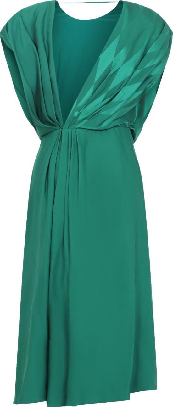 26SS 베르사체 미디 원피스 10251301A182341GC50EMERALD DIVERS - VERSACE
