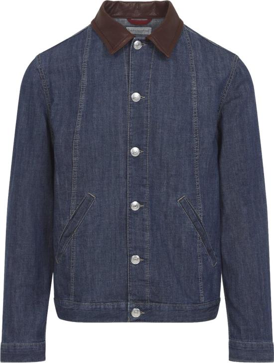  브루넬로 쿠치넬리 데님 블루종 MH2636914COH51DENIM DIVERS - BRUNELLO CUCINELLI