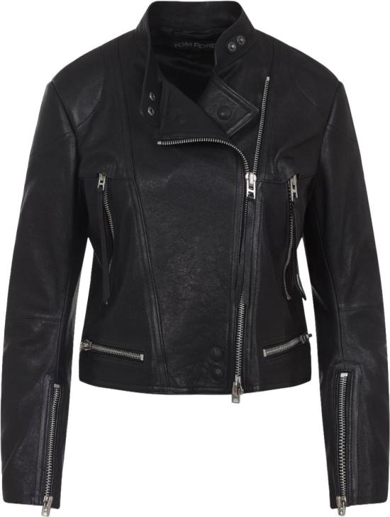 25FW 톰포드 바이커 자켓 CSL788LEX402LB999BLACK DIVERS - TOMFORD