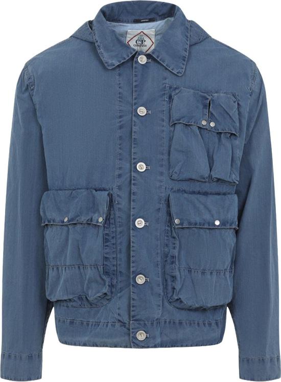26SS 씨피 컴퍼니 데님 셔츠 20CMOW165A110288BD11STONEBLEACH DIVERS - C.P. COMPANY