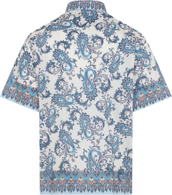 26SS 에트로 반팔 셔츠 MRIC001199SP5G7X0880PALEBLUE DIVERS - ETRO