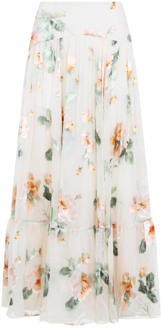 26SS 짐머만 롱 스커트 7883SS263CRROCREAMROSE DIVERS
