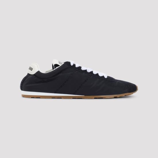 26FW 미우미우 플룸 블리치 스니커즈 5E114EFD005 D7C F0008 BLEU - MIU MIU