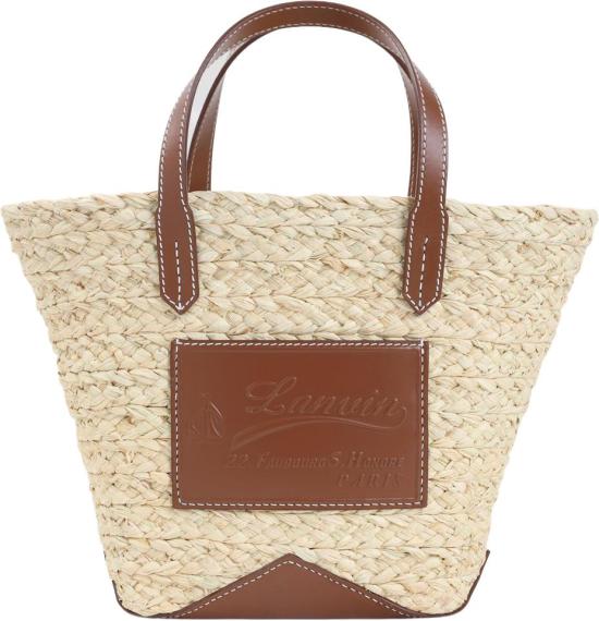 26SS 랑방 토트백 LWBGLPASMACAP26B063ECRUCOGNAC DIVERS - LANVIN