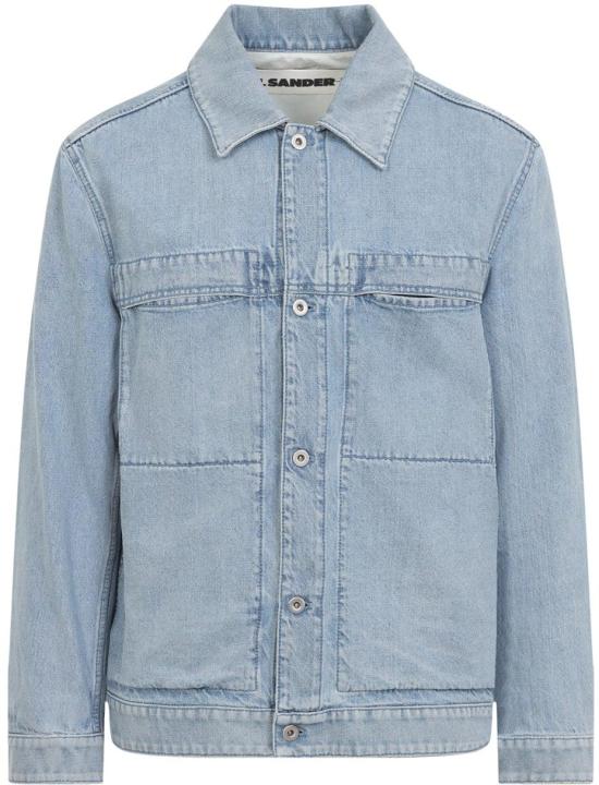 26SS 질샌더 데님 자켓 J47SW0018J46667453MARBLEBLUE DIVERS
