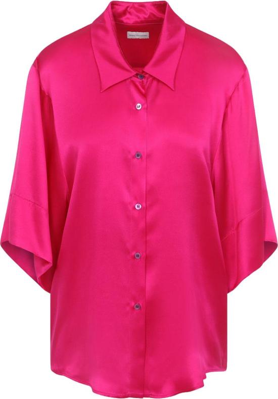 26SS 드리스 반 노튼 반팔 셔츠 2610107213024304FUCHSIA DIVERS - DRIES VAN NOTEN