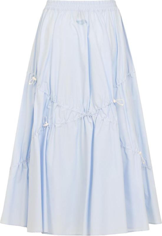 26SS 모스키노 롱 스커트 261E010605311293FANTASIAAZZURRO DIVERS - MOSCHINO