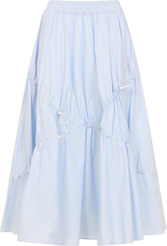 26SS 모스키노 롱 스커트 261E010605311293FANTASIAAZZURRO DIVERS - MOSCHINO